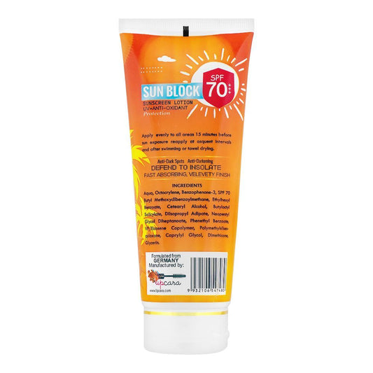Derma Shine - Sun Block SPF70 Sunscreen Lotion - 200ml