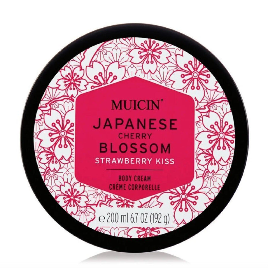 Japanese Cherry Blossom Strawberry Kiss Body Cream - 200ml