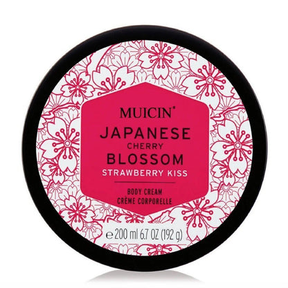 Japanese Cherry Blossom Strawberry Kiss Body Cream - 200ml